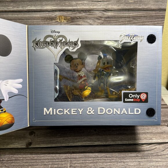 DISNEY Gallery Kingdom Hearts "Mickey & Donald” Diamond Select Toys NIB 2018 - Picture 8 of 10